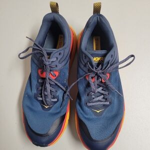 Hoka One One M Challenger ATR 6 Outer / Space Radiant Yellow Wide Size 11 2E.